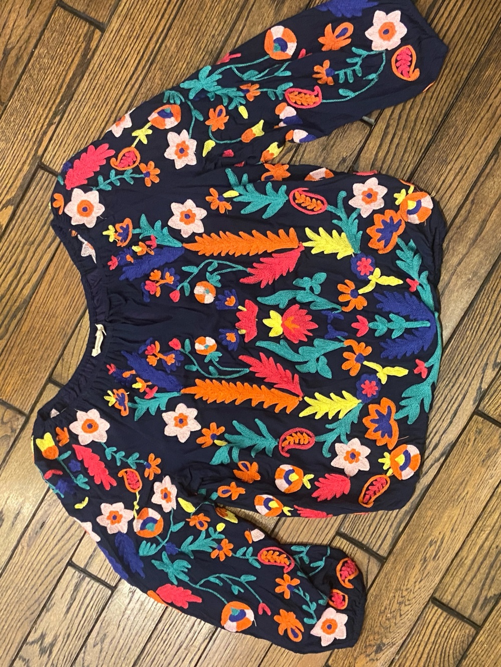Boho, Embroidered Banjara Top by Soft Surroundings, size M